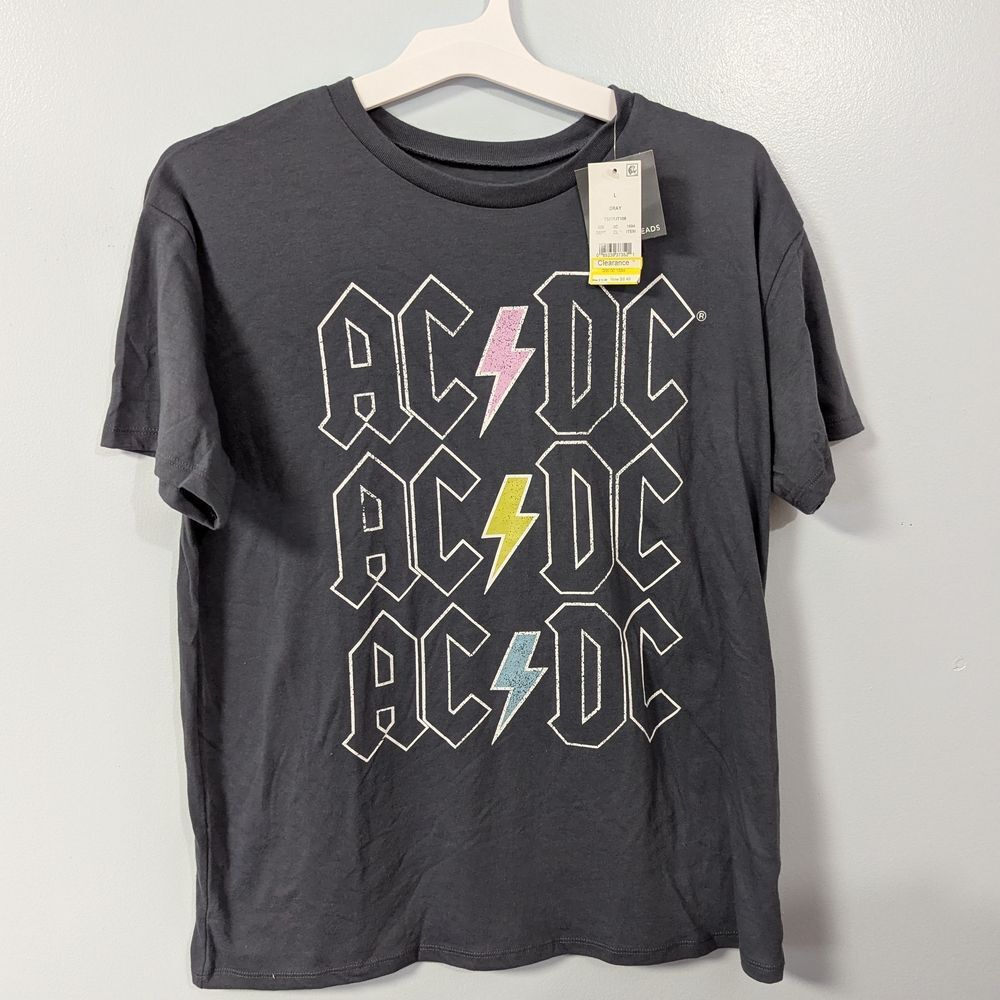 Grayson Threads Gray Graphic Tee AC/ DC